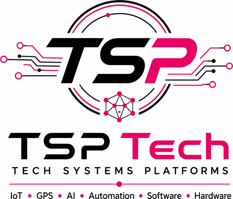 Лого на TSP Tech — вариант „Розова“