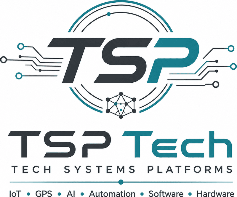 Лого на TSP Tech — вариант „Тюркоазена“